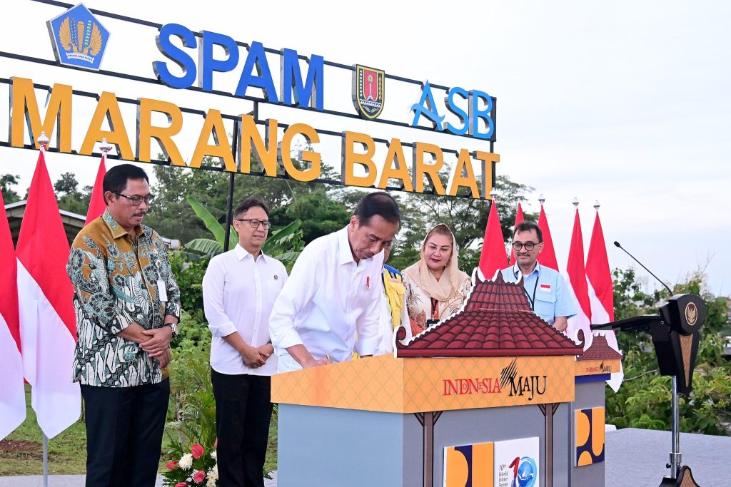 20240123_-_Resmikan_SPAM_Semarang_Barat_Presiden_Bantu_Masyarakat_Peroleh_Air_Bersih_Terjangkau